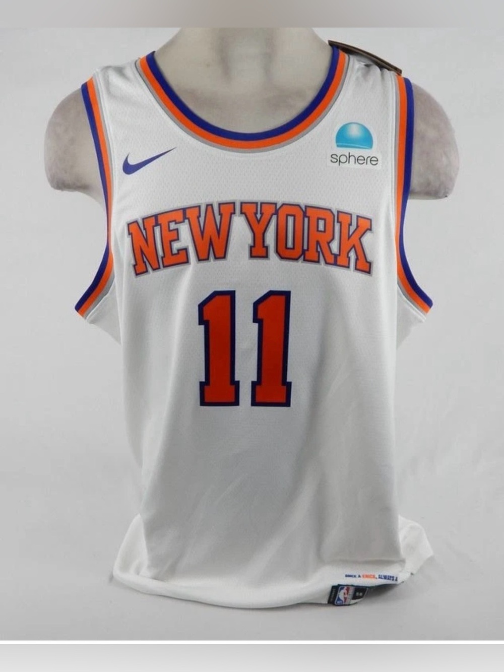 Nike New York Knicks #11 Brunson Swingman Association Basketball Jersey 2XL 56